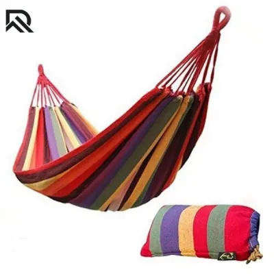 SKY E-COMMERCE CO.Ltd COD Duyan Outdoor leisure Portable Cotton Rope Hammock Ten Sleeping Bag Camping Hiking