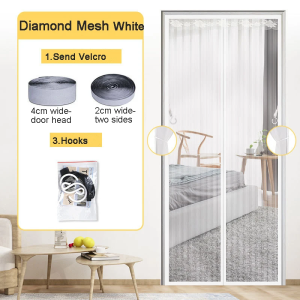 Tirai Pintu Model Magnet Anti Nyamuk Bahan Tebal