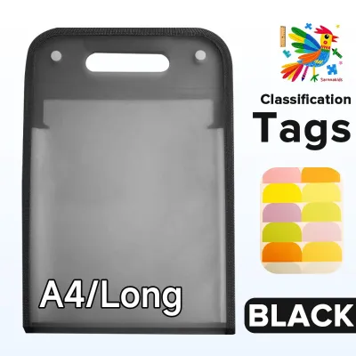 13-Layer Handle Folder Long File Organizer Expanding File Folder Portable Folder Bag With Handle