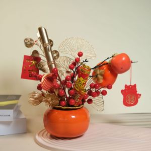 Eyre 2026 Tahun Baru Imlek kesemek kesemek Ruyi Ember diy paket bahan diy pengaturan meriah Tahun Baru persediaan ornamen dekoratif Ember berkat Ember Memeluk Ember