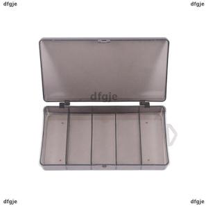 [COD] dfgje 5 Compartments Fishing Tackle Box Storage Case Fly Fishing Lure Spoon Hook Bait Case Boxes Fishing Accessories Tools