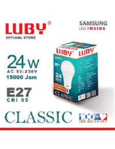 Lampu LED Luby tipe Classic Garansi 1 tahun Lampu Luby Cahaya putih