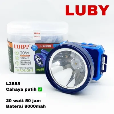 Luby Senter Cas Kepala Super Terang / Headlamp LED Waterproof - L2888