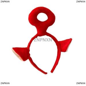 [COD] ZNPNXN 1PCs Teletubbies Headband Anime Cartoon Hairband Cute Three-dimensional Hairpin Woman Face Makeup Hairband Hair Accessories