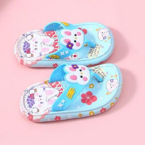 Sandal Anak Perempuan Rabbit Motif Kartun Anti Slip Nyaman - Warna Cerah & Desain Trendi