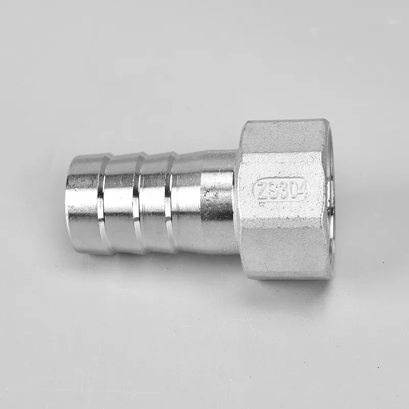 thumbnail image 2 of Stainless Steel Male Thread Pipe Fitting X Barb Hose Tail Connector BSP 1/8 To 4 2 of 2