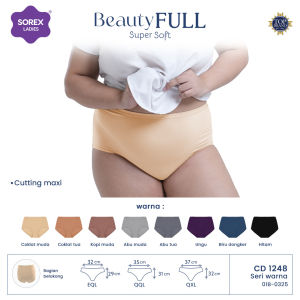 Sorex Celana Dalam Wanita Jumbo Super Soft CD Basic EXTRA SIZE 1248