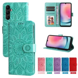 Phone Case For Samsung Galaxy A56 A36 A26 A06 A16 5G Cover Samsung A56 A16 4G Magnetic Leather Wallet Card Slot Flip Cover Casing