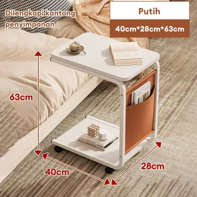 Meja Kopi Dengan Roda Meja Ruang Tamu Minimalis Meja Laptop Meja Samping Meja Teh