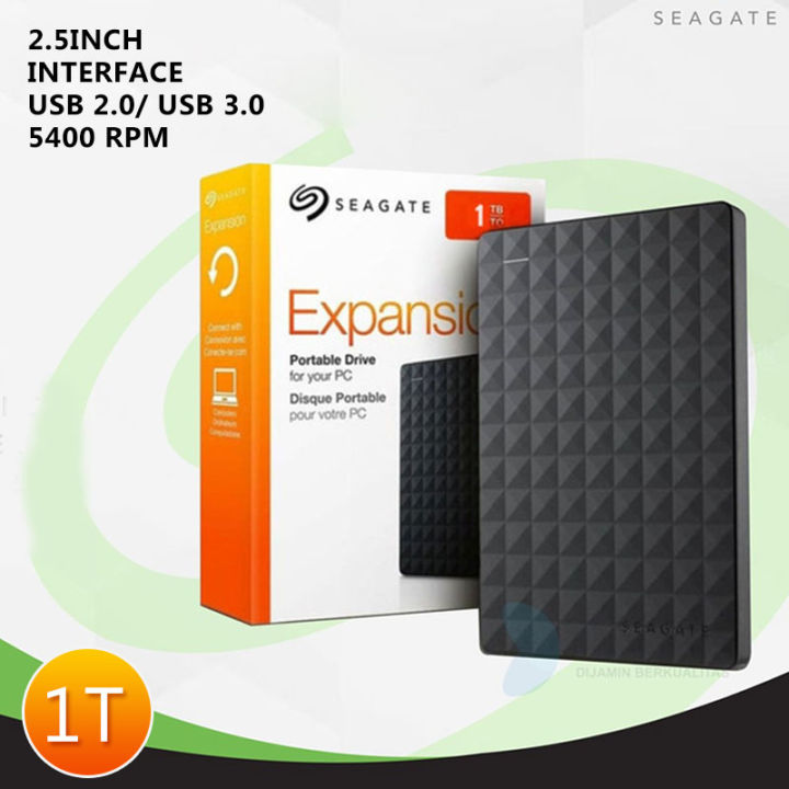 【Original】Seagate Hard Disk Portable 1TB 2TBLaptops External Hard Drive