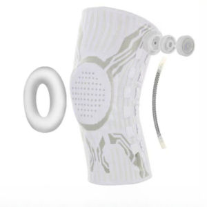 Adjustable Sports Knee Support Breathable Knee Brace with Side Straps for Running Gym Basketball Fitness
