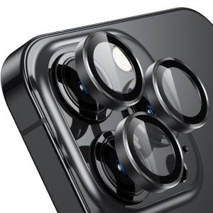 WSKEN for iphone 15 Pro/15ProMax Lens Protector HD Tempered Glass Circle Camera Screen Protector
