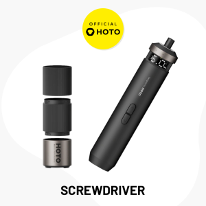 HOTO PixelDrive Cordless Screwdriver Smart Display 6 Torque 30 Bits 360° LED Light Tools