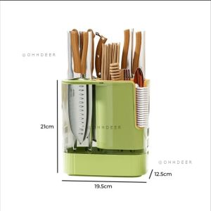 OHHDEER Chopstick Knife And Spoon Holder Integrated Chopstick Cage Chopstick Tube Kitchen Storage Box