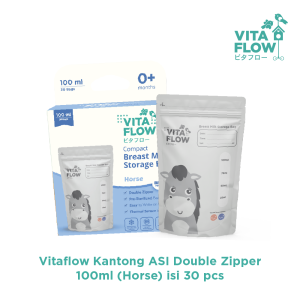 Vitaflow Kantong ASI 100ml 120ml 150ml 240ml Breastmilk Storage Bag BPA Free