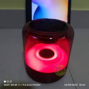 0000795 #ลำโพงบลูทูส มีไฟสีสวยงาม