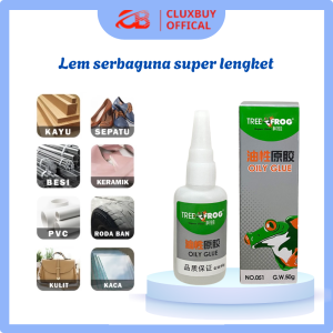 Lem TREE FROG Lem Setan Super Glue Serbaguna kuat Cairan Perekat INSTANT Tahan Air