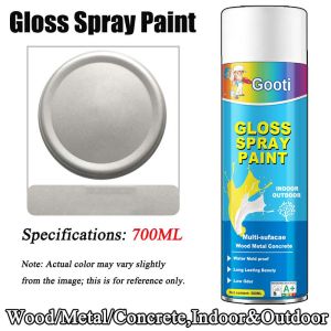 ✨700ML✨High Glossy Self Spray Paint Rust Proof Paint Metal Self Spray Paint Railing Iron Door Furniture Motorcycle Renovation Self Spray Paint Rust Free Non Fading Waterproof High Temperature Resistant
