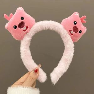 Hàng sẵn có Dễ Thương Loopy tóc búp bê móc khóa tròn nữ Tie TOPE buộc tóc co giãn kẹp tóc Mũ trẻ em Phụ kiện tóc đồ trang trí