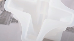 Resin Silicone Mold for Christmas Tree Silicone Ornament Casting Molds for DIY Christmas Tree Shape Making Mold