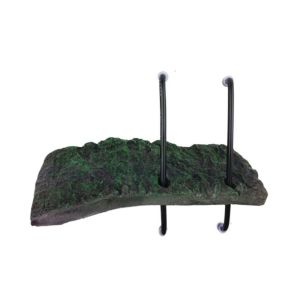 YITAQI with Suction Cups Turtle Basking Platform Black Green Resin Tortoise Climb Island Decorative Automatic Rising-lowering Turtle Floating Platform Reptile