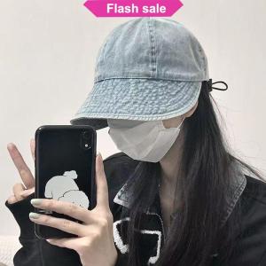 Flash Sale Foldable Wide Brim Denim Hat Women Adjustable Outdoor Beach Bucket Hat Summer Sun Protection Visors Fisherman Cap Panama Caps