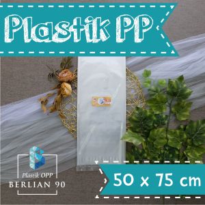 Plastik PP Bening 50x75 Cm / Plastik Laundry Plastik PP Lebar
