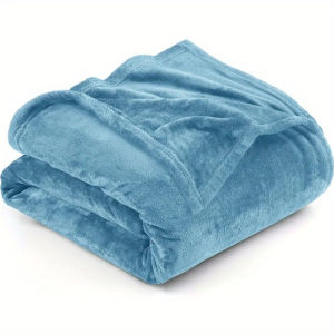 Fleece Blanket Kumot Makapal Plain Thick Soft Blanket Soft Cotton for Bed & Sofa All-Season