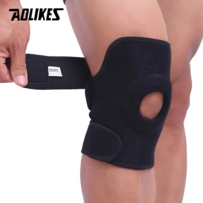 Băng bảo vệ đầu gối đa năng Aolikes AL7616 chính hãng quấn gối tập gym cầu lông thể thao
