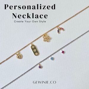 Gewinie.co - Personalized Necklace (เลือกแบบตามสไตล์ตัวเอง) *อ่านรายละเอียดการสั่งได้ที่ด้านล่างนะคะ