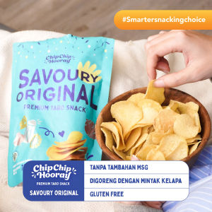 Chip Chip Hooray Premium Taro Snack - Savoury Original - 75 g