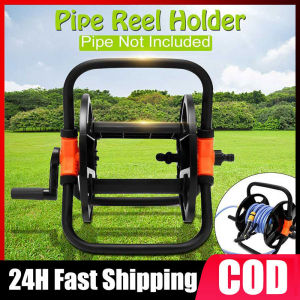 【COD + Local Seller】Car Washing Hoses Reel Garden Pipe Storage Cart Pipe Exclude Winding Tool Rack Portable Garden Hose Storage Reels