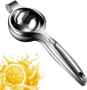 Stainless steel metal handheld hand manual cold press squeezer exprimidor extractor juicer for fruits such as limes lemons tangerines citrus oranges Grape.