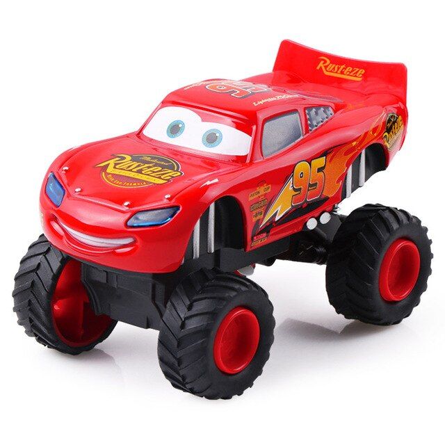 Cars Disney Pixar Cars Lightning McQueen Monster Pull Back