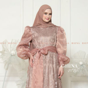 REALPIC GHINA Set Syari by Rayna Ray.Na - Rayna gamis Syari busui