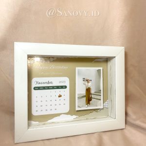 1520009 flower frame 3D | HADIAH WISUDA | PERNIKAHAN | BIRTHDAY DLL CUSTOM