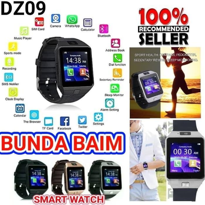 SMART WATCH U9 DZ09 JAM TANGAN HANDPHONE PINTAR SMARTWATCH DZ 09