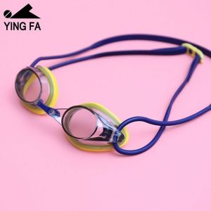 Yingfa Y590AF Lensa HD untuk Perlindungan UV Pria Wanita Kacamata Balap Latihan Remaja Bingkai Kecil Dapat Disesuaikan Kolam Renang Kompetitif