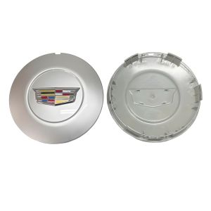Logo chụp mâm ốp lazang bánh xe ô tô Cadillac Escalade KDLK-019 đường kính 199mm đường kính chân cài 189mm cao 30mm