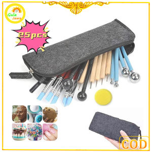 1 SET isi 25 / Alat ukir clay / Pottery tool / Modelling tools /Alat ukir clay untuk Seni Kerajinan dengan Presisi Tinggi