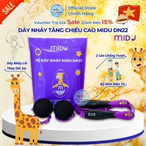 [NSF1111 Giảm 111K] Dây Nhảy Tăng Chiều Cao Midu MN22 - Chính Hãng Việt Nam