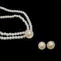 Pearl jewelry set for women original Necklace for women wedding accessories set bride jewelry set for evening party Banquet earrings for women korean style pearl Necklace and earings set pendant non tarnish Stud Earrings hypoallergenic Choker Necklaces. 