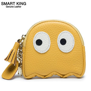 Smart King Cute Coin Bag For Women Genuine Cow Leather Clutch Bag Soft Key Holder
