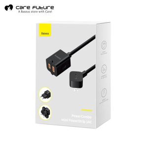Baseus Power Extension Cord Mini Portable Desktop Powerstrip 2500W Extension UK / EU / US Plug for Mobile Phone Tablet Notebook Charger Fan Hair Dryer TV