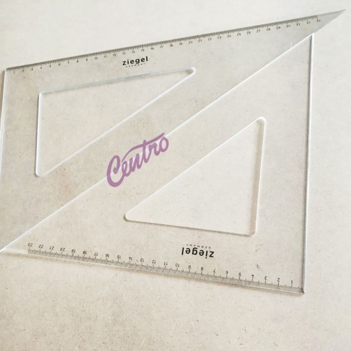 ROTRING ZIEGEL RULER / SEGITIGA BESAR NO 12 SET 23CM/33CM | Lazada ...