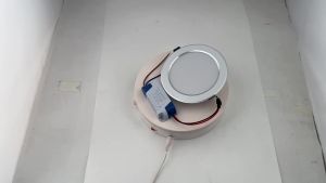 Commercial Grade LED Downlight High Brightness Recessed Ceiling Panel Light AC 85 265V Non Dimmable 220V Dimmable Super Thin Indoor Lighting For Studio Meeting