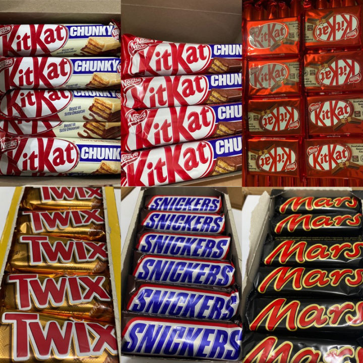 Twix Mars Snicker Kitkat 4F Kitkat Chunky Chocolate Bars 50g Lazada PH