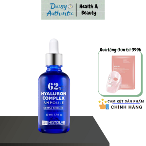 Tinh Chất Cấp Ẩm Phục Hồi Histolab 62% Hyaluron Complex Ampoule Derma Science Serum 50ml