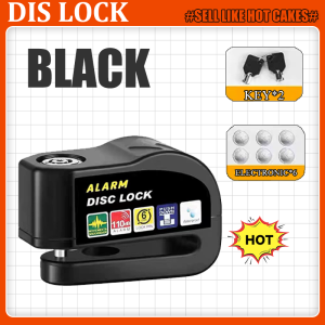 Motorcycle Lock Anti Theft Alarm Security Moto Wheel Disk Padlock Waterproof 110db Loud Anti Theft Alarma Motocicleta