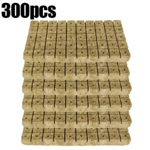 【Swan Home】300PCS Seedling Grow Plug Sponge Block Starter Rock Wool Planting Grow Cubes Hydroponics Cuttings Garden Plant Propagation Grow Supply ﻿